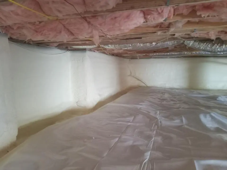 Crawl space encapsulation with closed-cell spray foam for Spray Foam Roofing in Maricopa